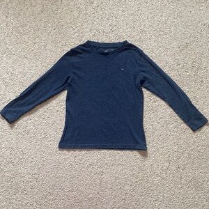 Tommy Hilfiger Boys Small 8-10 Long Sleeve Crewneck Embroidered Logo￼ Shirt